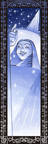 Witch Bookmark - Back